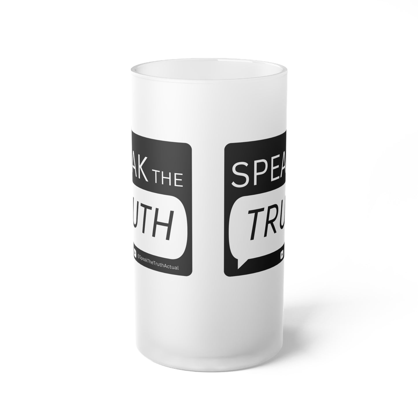 STT Frosted Glass Beer Mug