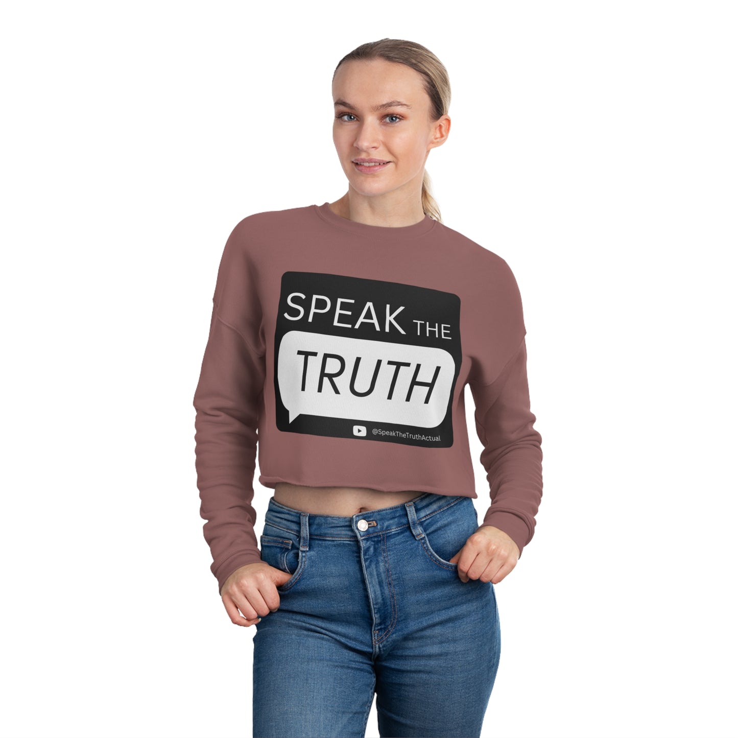 STT Logo Women's Cropped Sweatshirt