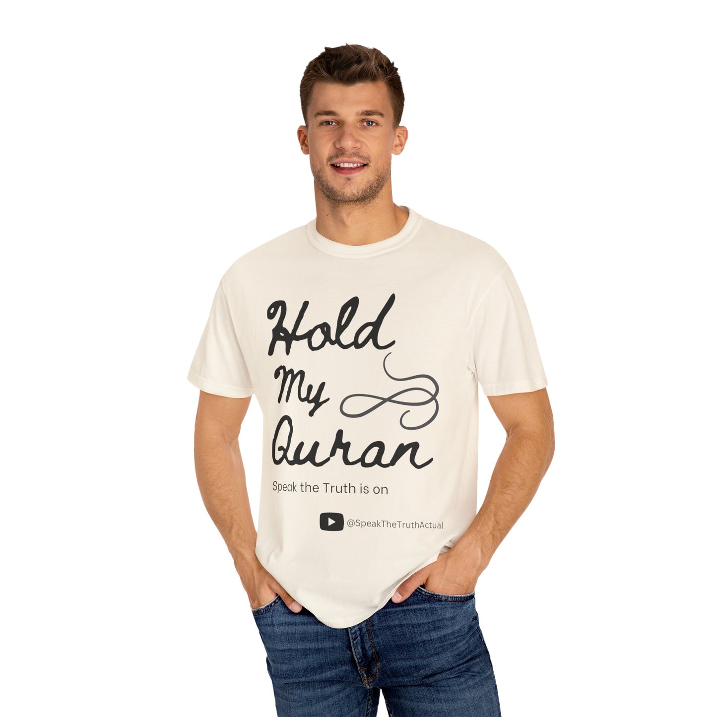 Hold My Quran Unisex Garment-Dyed T-shirt